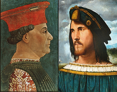 Francesco Sforza and Cesare Borgia