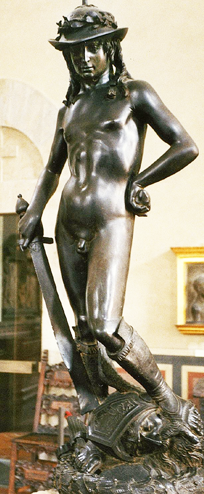 Donatello’s David, probably commissioned by Cosimo de’ Medici