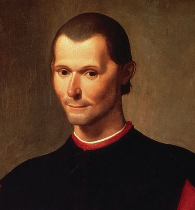 Machiavelli with wry smile.